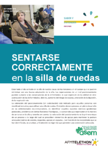Sentarse correctamente en silla de ruedas. Abre en una nueva ventana